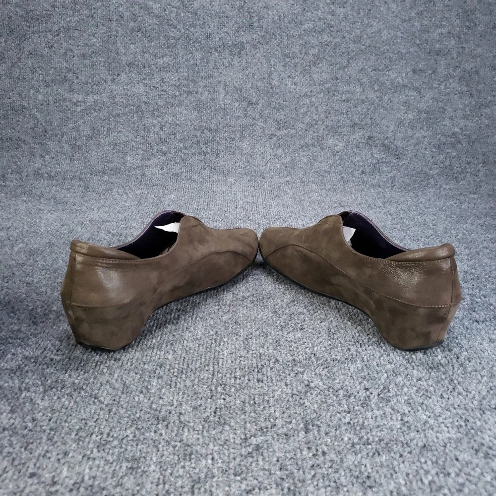 Vaneli Marka Tartufo Planet‎ Shoes Womens Size 8M Brown Wedge Slip On Comfort